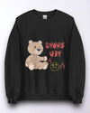 LYONS WAY TEDDYBÄR-PULLOVER SCHWARZ