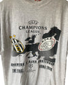 1996 UEFA Champions League Final Juventus vs Ajax graphic tee Size M