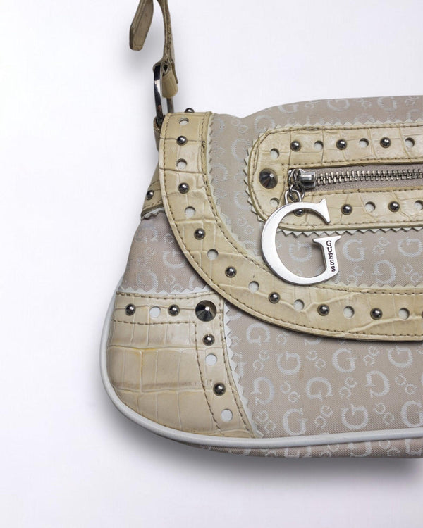 Vintage Guess Bag Beige Y2K by Guess - Shoulder Bag available on lyonsway.com for 135.00 . Perfect for .