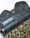 Vintage Guess Chain Strap Shoulder Bag | Monogram & Faux Croc Y2K Style