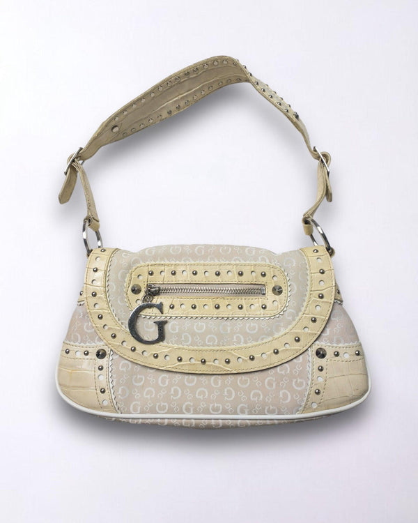 Vintage Guess Bag Beige Y2K by Guess - Shoulder Bag available on lyonsway.com for 135.00 . Perfect for .
