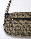 Vintage Guess Chain Strap Shoulder Bag | Monogram & Faux Croc Y2K Style