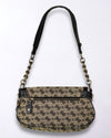 Vintage Guess Chain Strap Shoulder Bag | Monogram & Faux Croc Y2K Style