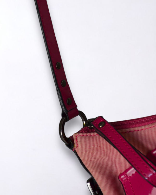 Vintage Guess Y2K Bag | Pink Two-Tone Shoulder Purse