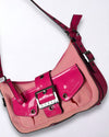 Vintage Guess Y2K Bag | Pink Two-Tone Shoulder Purse