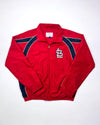 MLB St. Louis Cardinals Jacket Size M by Vintage USA Sports - Baseball Jacket available on lyonsway.com for 85.00 . Perfect for M,RED,SIZE M,€75-€100 .