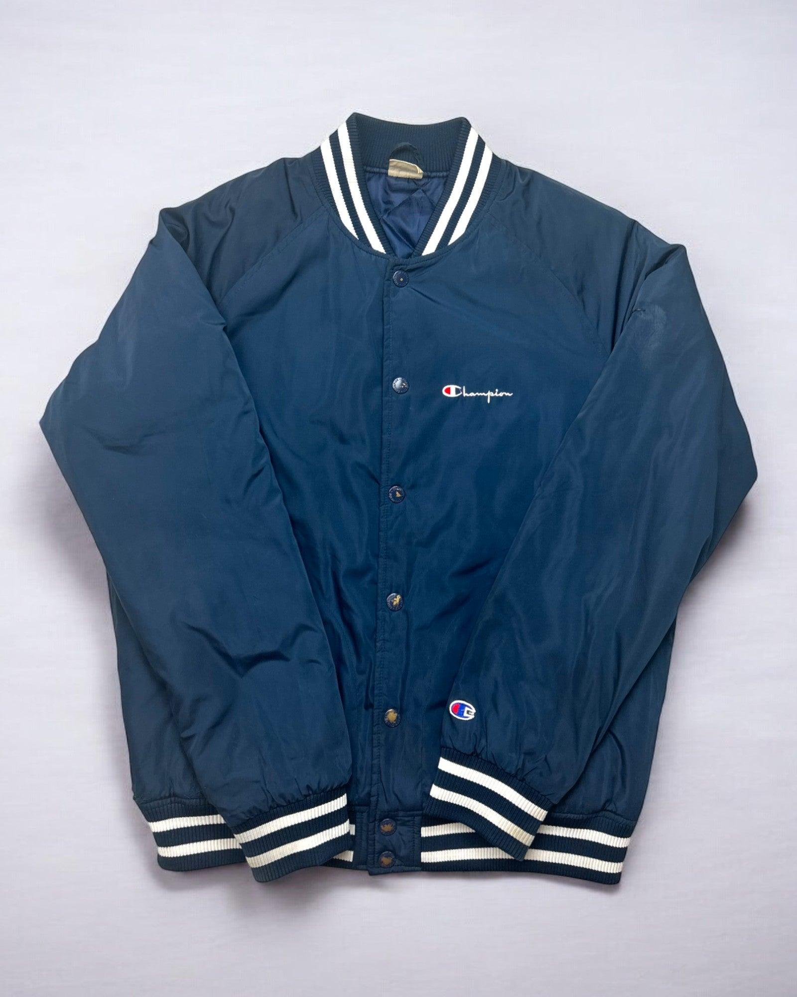 Vintage Champion Champion Navy Blue Jacket CHAMPION Boys Bomber