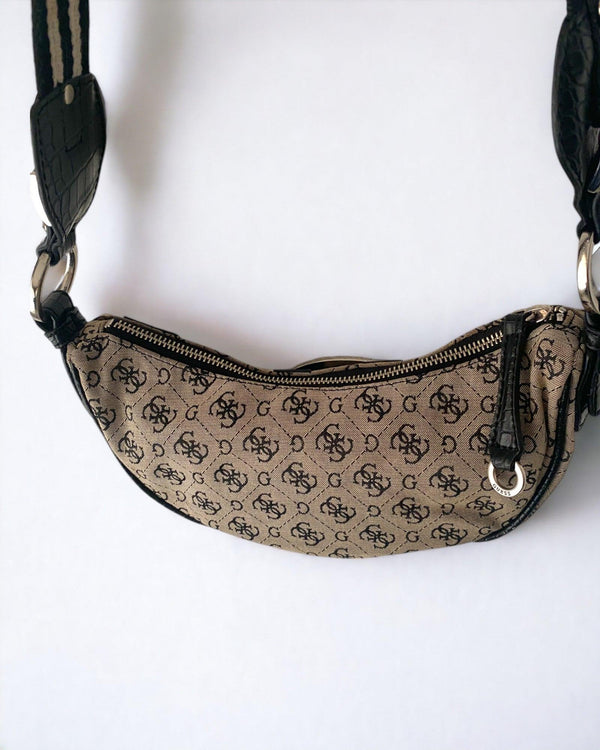 Vintage Guess Bag Beige Y2K Cross-body by Guess - BAG available on lyonsway.com for 155.00 . Perfect for BEIGE .