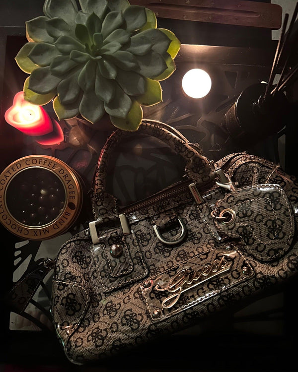 Vintage Guess Bag Hand bag Rare 90's Designer | Lyons Way by GUESS - available on lyonsway.com for 79.95 . Perfect for 55-75, GUESS .