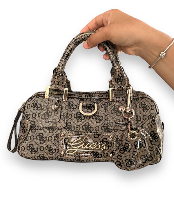 Vintage Guess Bag Hand bag Rare 90's Designer | Lyons Way by GUESS - available on lyonsway.com for 79.95 . Perfect for 55-75, GUESS .