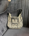 Vintage Guess Bag Monogram Grey Black Retro by Lyons way | Online Handpicked Vintage Clothing Store - retro guess bag available on lyonsway.com for 85.00 . Perfect for GREY, GUESS, €75-€100 .