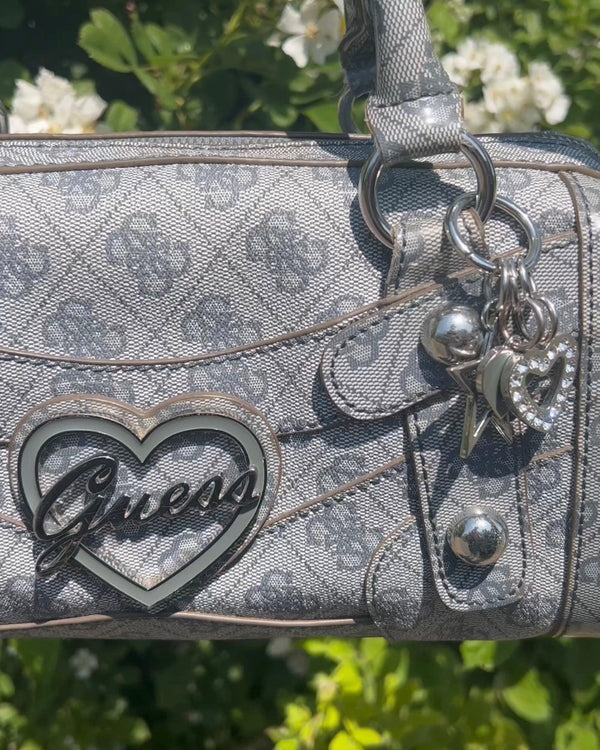 Vintage Guess Bag With Charms by GUESS - handbag available on lyonsway.com for 59.95 . Perfect for GUESS, HANDBAG, HANDBAGS, €55-€75 .