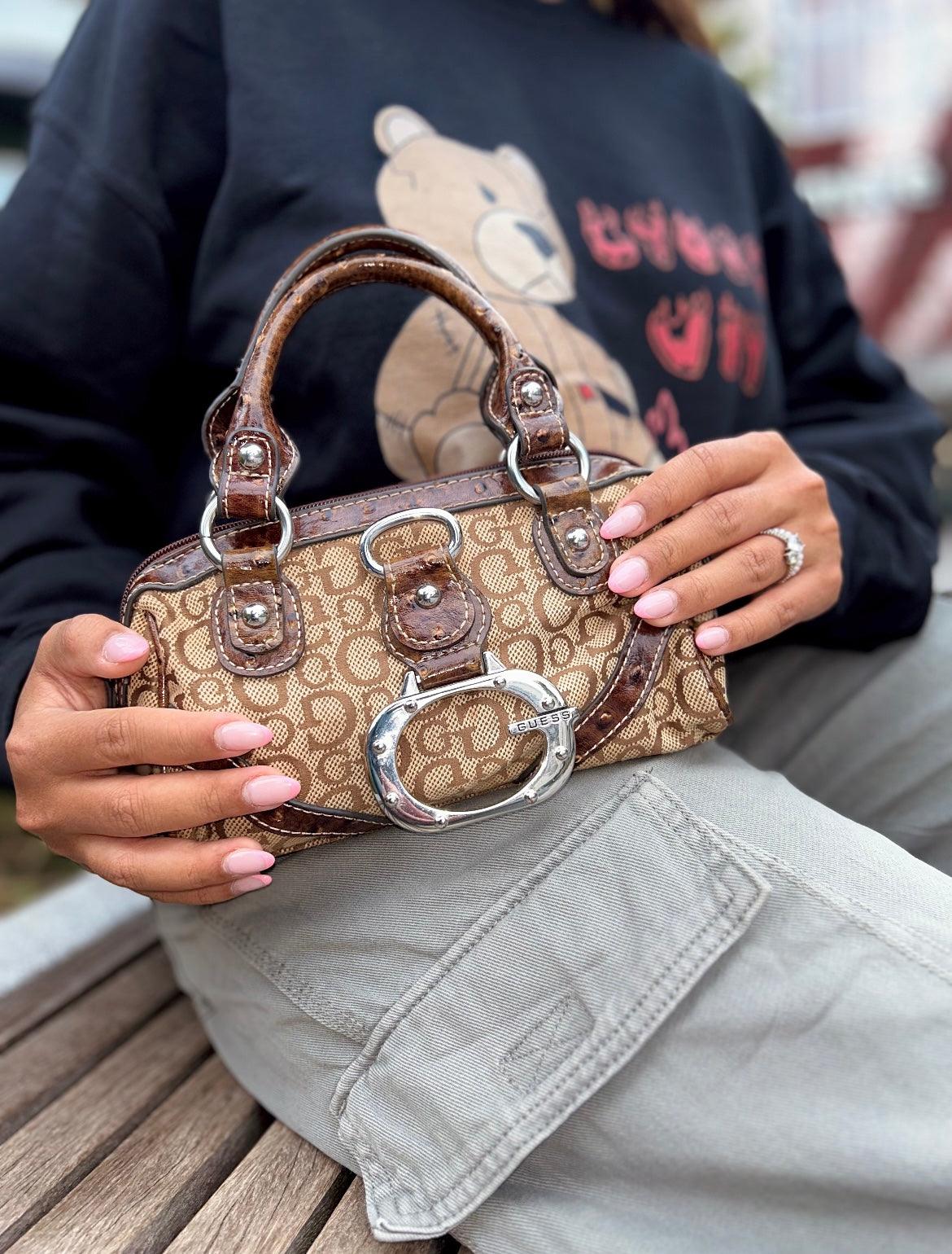 Shoulder Bag Retro Guess Vintage Guess Bag Y2K Monogram