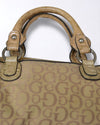 Vintage Guess Handbag | Beige Monogram Purse by Guess - hand bag available on lyonsway.com for 105.00 . Perfect for .