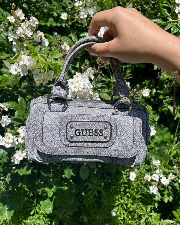 Vintage Guess Monogram Small Handbag: Timeless Elegance in Grey by GUESS - available on lyonsway.com for 74.95 . Perfect for GREY, GUESS, €55-€75 .
