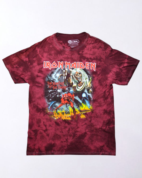 Vintage Iron Maiden Tie-Dye T-shirt Size L by Vintage Band Tee's - Graphic T-shirt available on lyonsway.com for 48.95 . Perfect for .
