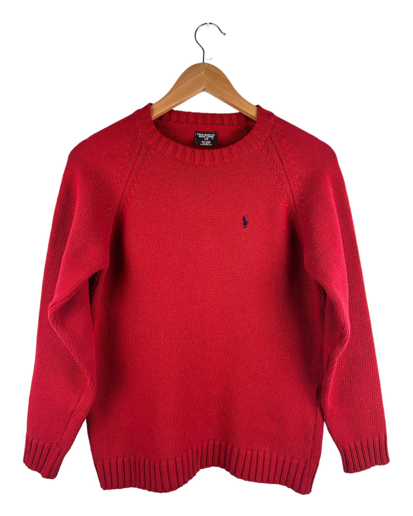 Red ralph lauren jumper online