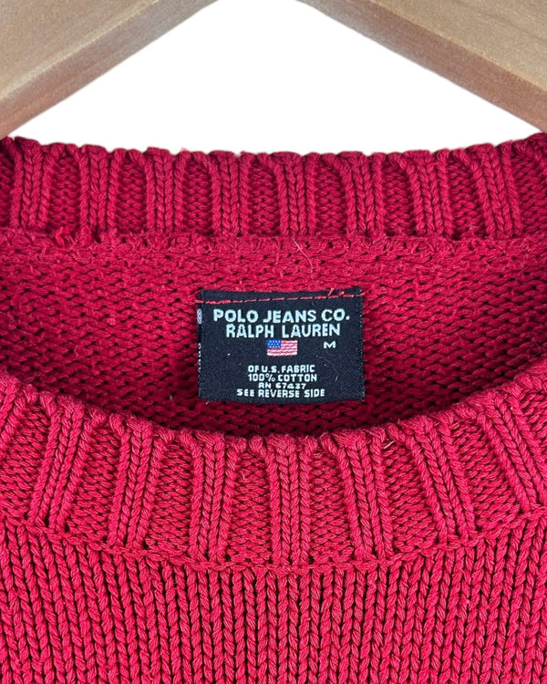 Vintage Red Ralph Lauren USA Sweater Size M by RALPH LAUREN - available on lyonsway.com for 45.00 . Perfect for 25-55, RALPH LAUREN, RED, SIZE M .