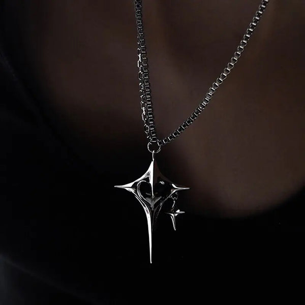 Y2K Heart Cross Necklace by Lyons way | Online Handpicked Vintage Clothing Store - available on lyonsway.com for 18.95 . Perfect for earring,jewelry,necklace .