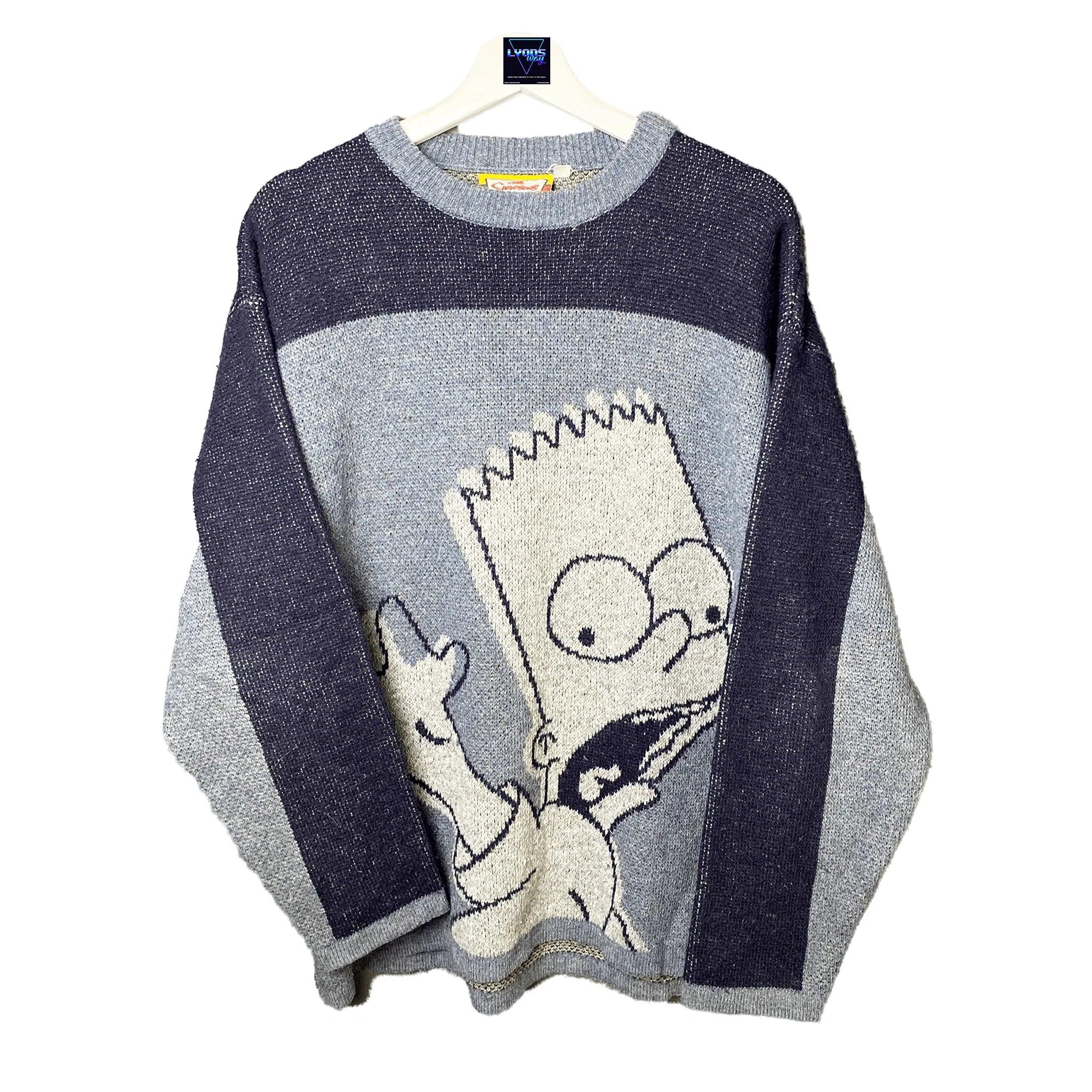 Pullover Bart Simpson Iceberg Sweater 90s Bart Simpson Sweater