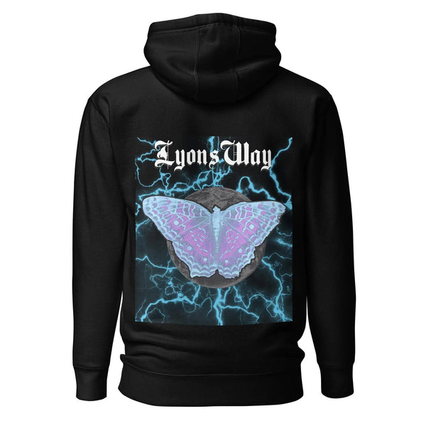 LYONS WAY EXCLUSIVE BUTTERLY HOODIE by Lyons way - available on lyonsway.com for 49.95 . Perfect for 25-55, BLACK., LYONSWAY, SIZE L, SIZE M, SIZE S, SIZE XL .