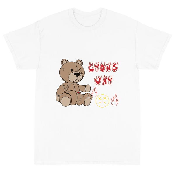 TEDDY BEAR LYONS WAY SHIRT WHITE by Lyons way - available on lyonsway.com for 24.00 . Perfect for 25-55, SIZE L, SIZE M, SIZE S, SIZE XL, SIZE XXL, WHITE .