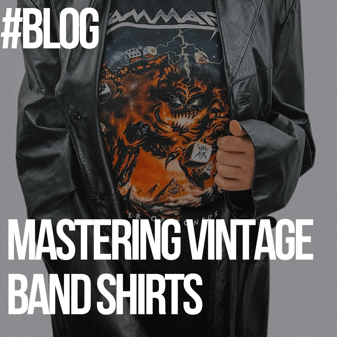 Maîtriser le style vintage avec des t-shirts graphiques et des chemises de groupe