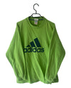 Grüner Adidas Pullover Größe M Vintage