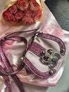 Sac Guess vintage rose années 2000