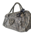 Sac Guess vintage avec monogramme gris et breloques Y2K