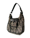 Sac Guess Vintage Monogram Gris Noir Rétro