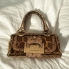 Sac à main Guess vintage style années 2000 imprimé girafe