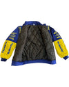 Unisex Adults F1 Jacket Subaru Blue, Ebroidered Cotton Padded M, L, XL, 2XL