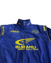 Unisex Adults F1 Jacket Subaru Blue, Ebroidered Cotton Padded M, L, XL, 2XL