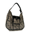 Sac Guess Vintage Monogram Gris Noir Rétro