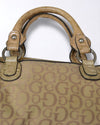 Vintage Guess Handtasche | Beige Monogramm Geldbörse