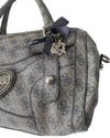 Sac Guess vintage avec monogramme gris et breloques Y2K