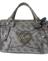 Sac Guess vintage avec monogramme gris et breloques Y2K