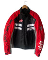 Y2K Biker Racing Jacket - Red/Black XL