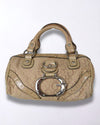 Vintage Guess Handtasche | Beige Monogramm Geldbörse