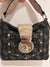 Vintage Guess Bag Black Denim Monogram Handbag Y2K
