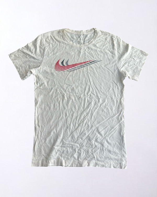 Vintage Nike Swoosh Graphic Tee White Size S