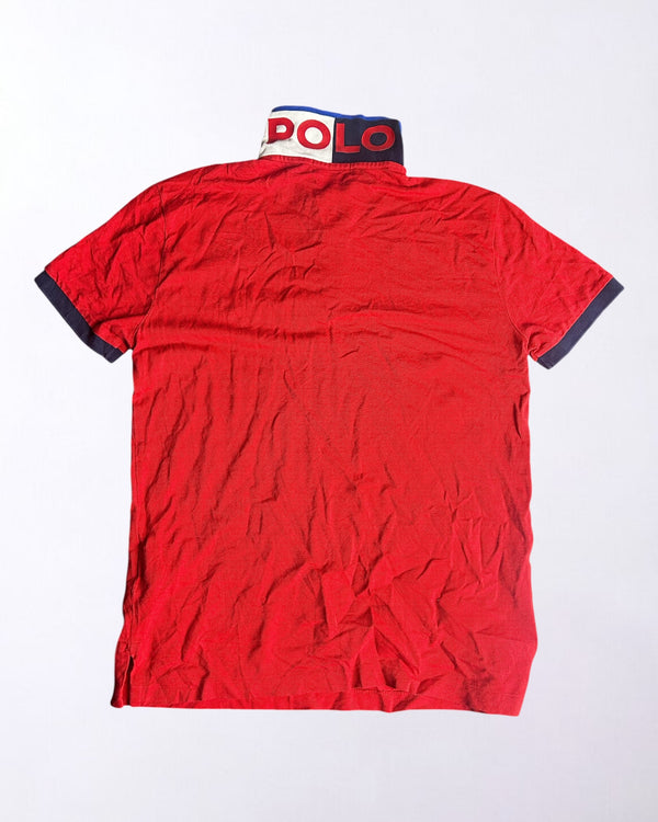 Vintage Ralph Lauren Polo Shirt Red Size S Old Money