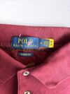 Vintage Ralph Lauren Long Sleeve Polo Shirt Red Size M
