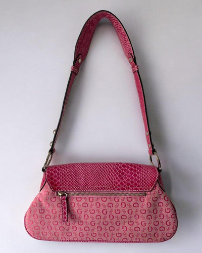 Vintage Guess Bag Pink Y2K by Guess - BAG available on lyonsway.com for 185.00 . Perfect for ABOVE €125,PINK .
