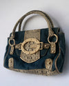 Vintage Guess Bag Denim Hand Bag Y2K