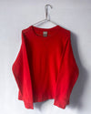 Vintage Nike Logo Sweater Red Size L