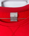 Vintage Nike Logo Sweater Red Size L