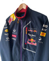 2014 Pepe Jeans x Red Bull Infinity Racing Softshell Jacket Formula 1 Team Navy Blue Lined Jacket Dubbelzijdige Logo's Moto Car Jacket Y2K M