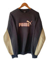 Pull Puma noir/beige taille L 